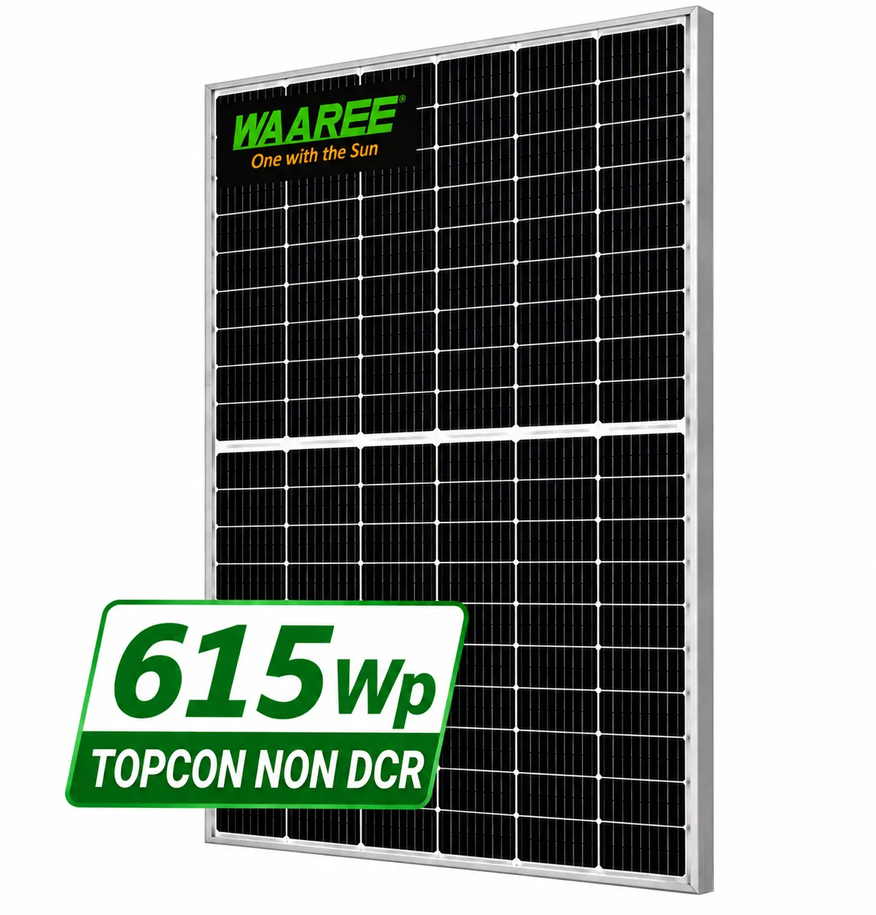Waaree 615Wp TOPCon Non DCR Solar Panel
